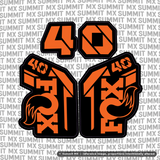Fox 40 Fork Tube Decal