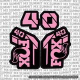 Fox 40 Fork Tube Decal