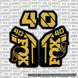 Fox 40 Fork Tube Decal