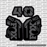 Fox 40 Fork Tube Decal