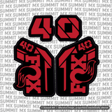 Fox 40 Fork Tube Decal