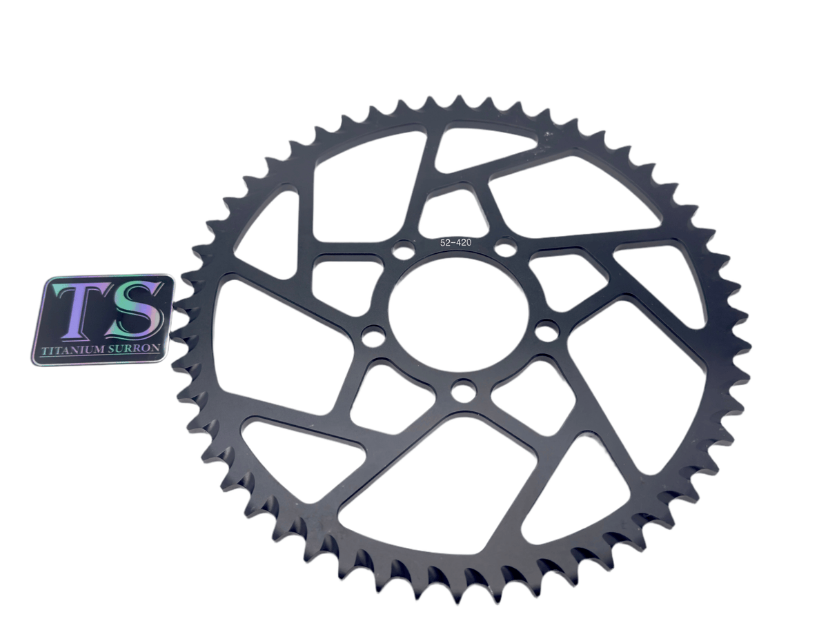 420 Rear Sprocket for Surron, Talaria, E-Ride Pro & Segway | 48T–58T 7075-T6 Aluminum