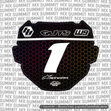 Hex Decal for ODI Number Plate
