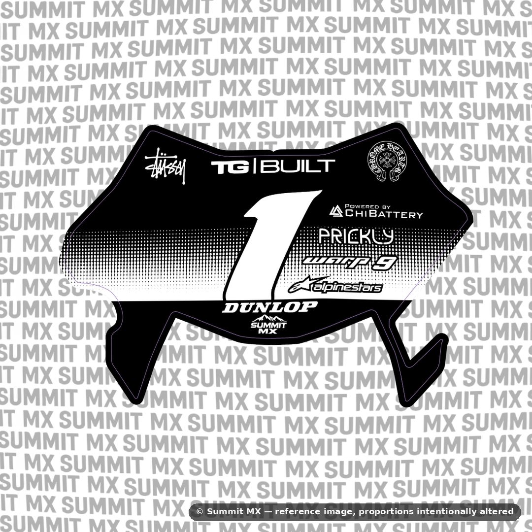 Horizon Decal for Ultra Bee Number Plate