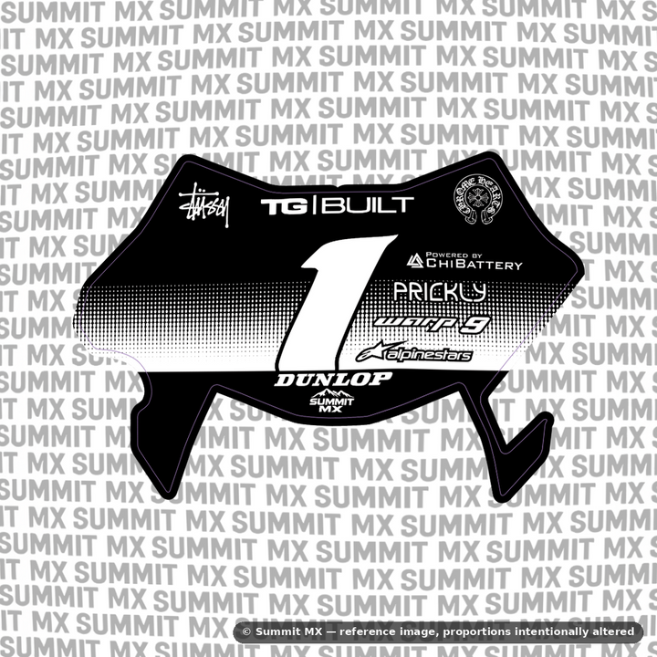 Horizon Decal for Ultra Bee Number Plate