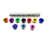 KKE Fork Aluminum Axle for Surron LBX — 6061-T6 finish detail