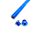 KKE fork titanium axle for Surron LBX — thread and finish detail