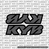KYB Fork Tube Decal