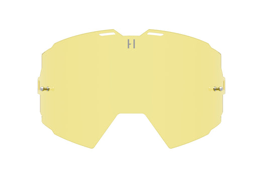 Yellow dual-pane replacement lens for the Havoc Helios goggle — anti-fog low-light tint