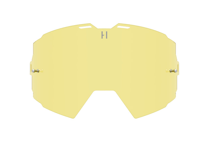 Yellow dual-pane replacement lens for the Havoc Helios goggle — anti-fog low-light tint