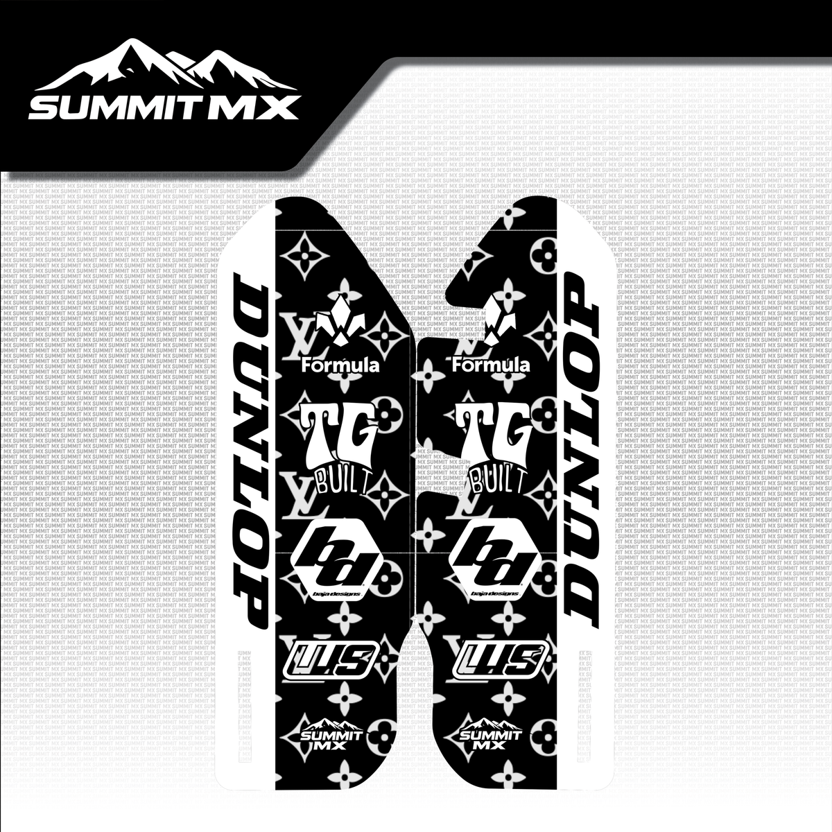 LV Decal for Eride Pro 3.0/SR Fork Guards