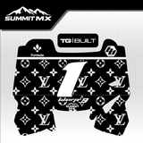 LV Decal for Hyper Bee Number Plate