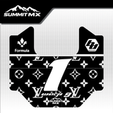 LV Decal for Juiced Scrambler Number Plate