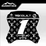 LV Decal for Yozma Number Plate