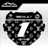 LV Number Plate Decal