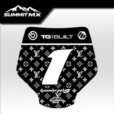 LV Number Plate Decal