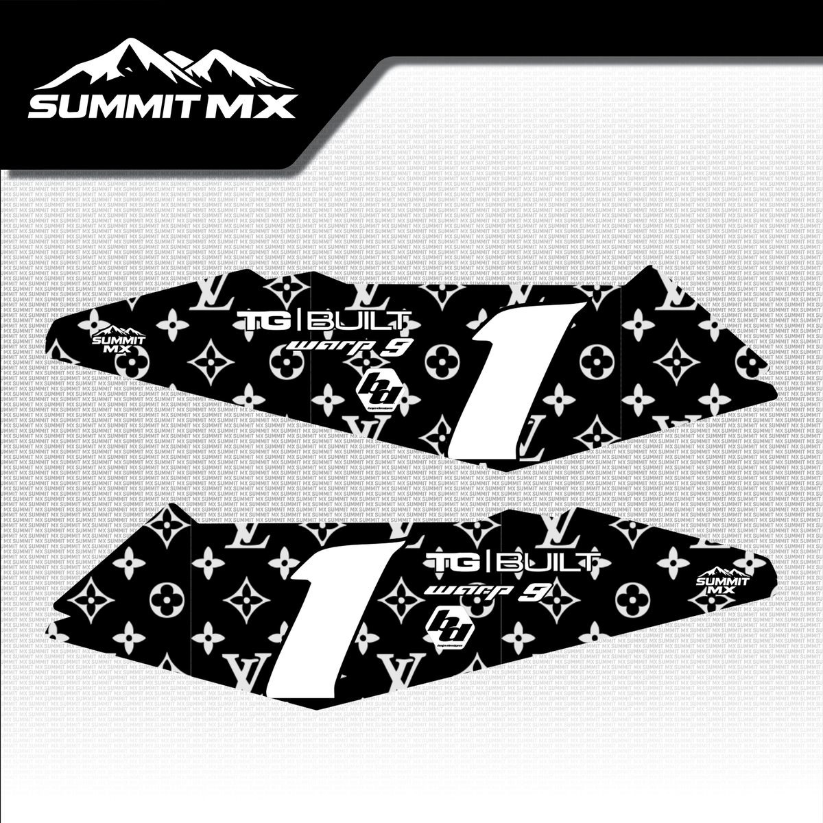 LV Side Fender Decals for Surron LBX & Eride Pro