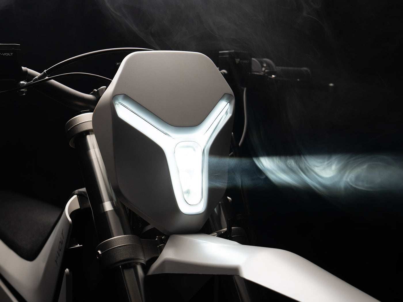 Yvolt Surge V electric dirt bike studio view