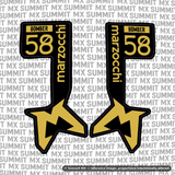 Marzocchi Bomber Fork Tube Decal