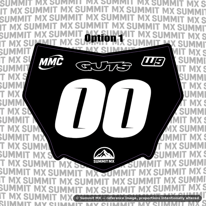 Motocutz Number Plate Decal