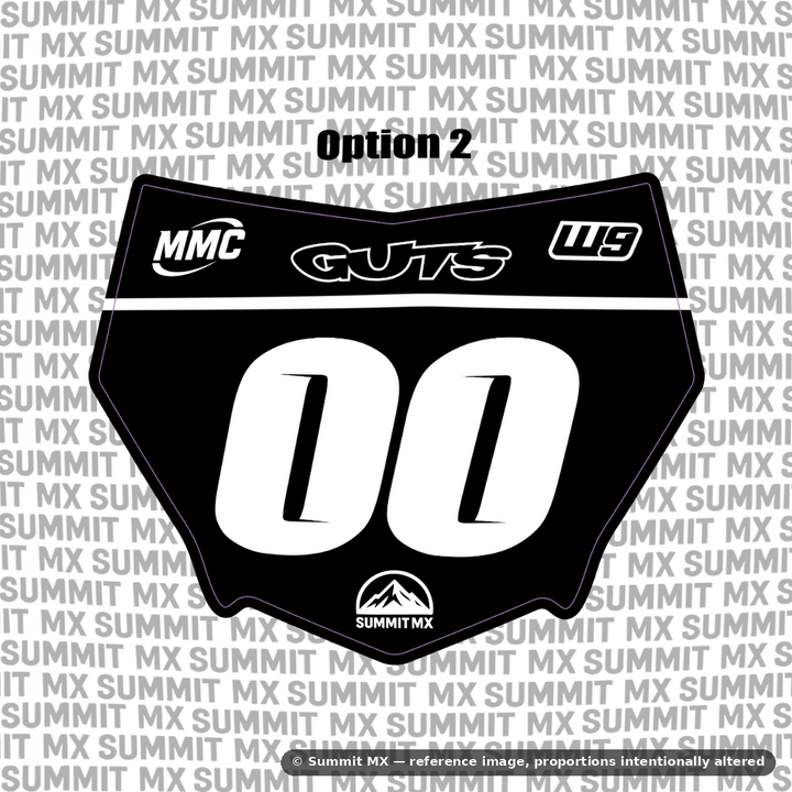 Motocutz Number Plate Decal