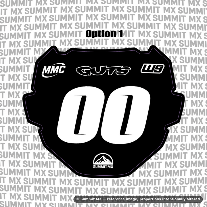 ODI Number Plate Decal