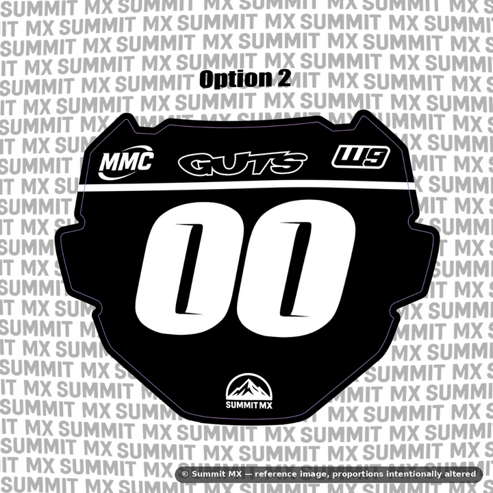 ODI Number Plate Decal