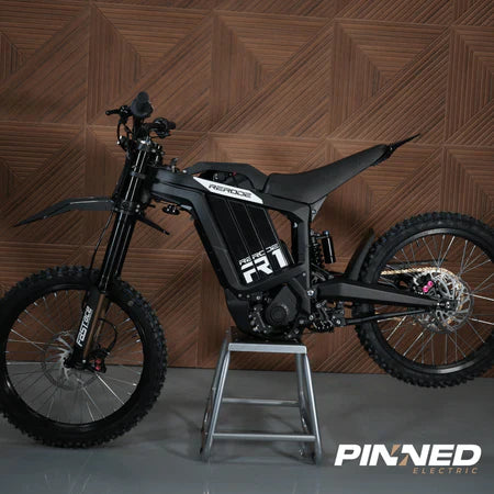 ReRode R1 electric dirt bike — left side profile view