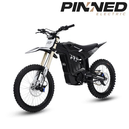 ReRode R1+ electric dirt bike — rear suspension and drivetrain close-up detail