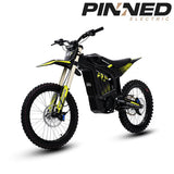 ReRode R1+ electric dirt bike — rear suspension and chassis detail view