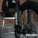 ReRode R1 electric dirt bike — cockpit and handlebar controls