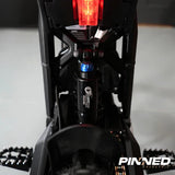 ReRode R1 electric dirt bike — motor and drivetrain close-up