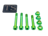 Titanium Rear Linkage Bolt Kit — Surron LBX & Segway
