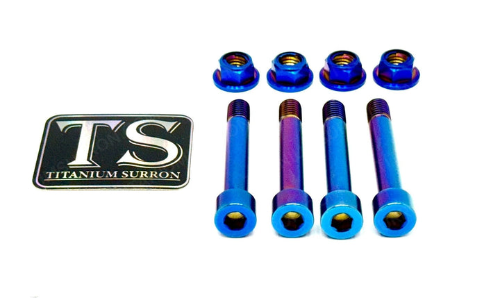 Titanium Rear Suspension/ Linkage  Bolt Kit for E-Ride Pro (8 pcs)