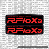 RFloXa "Where Recoil Meets Luxury" Fork Tube Decal