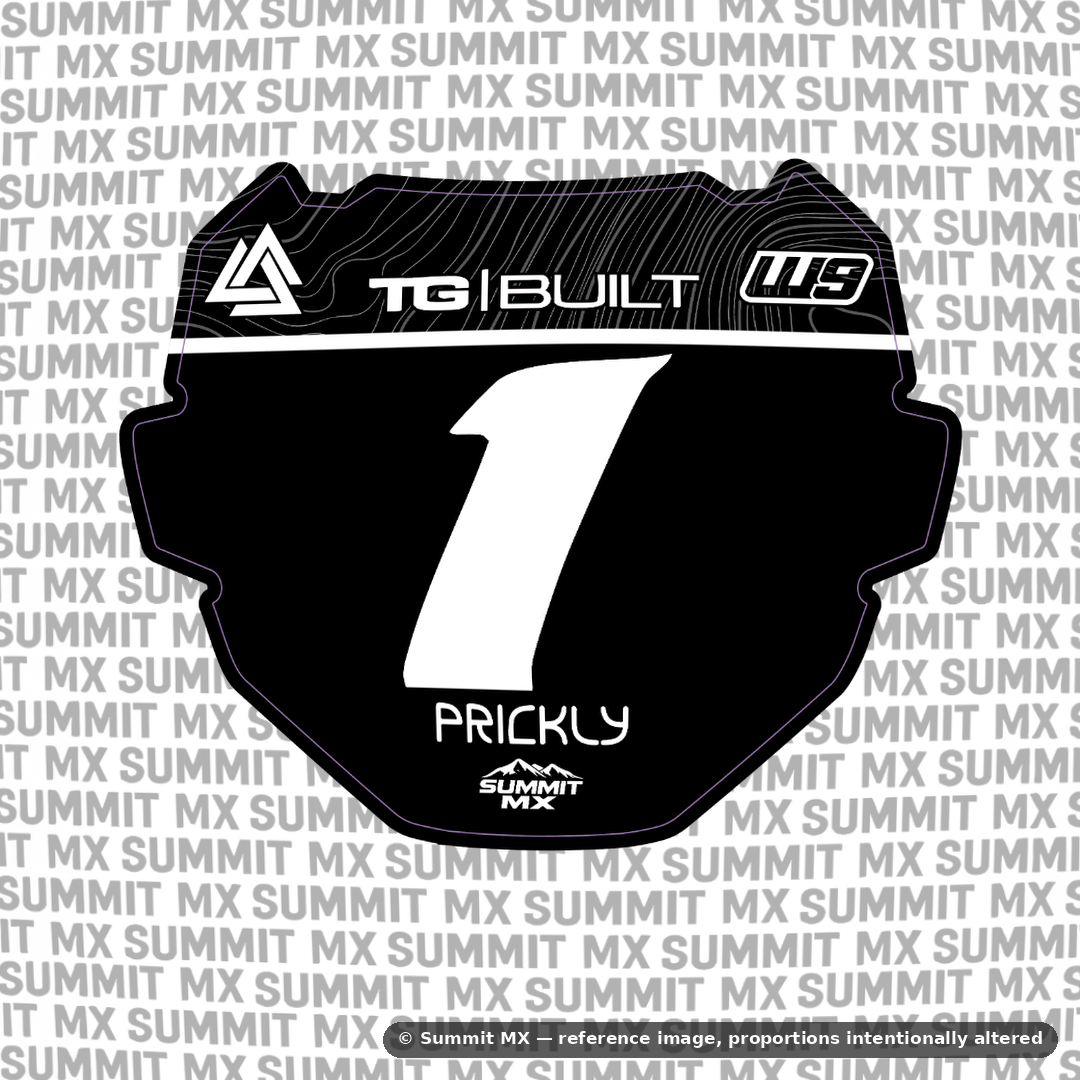 Ridgeline Decal for ODI Number Plate