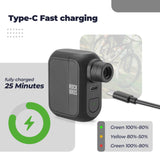 ROCKBROS AS110 electric tire pump with USB-C fast charging port