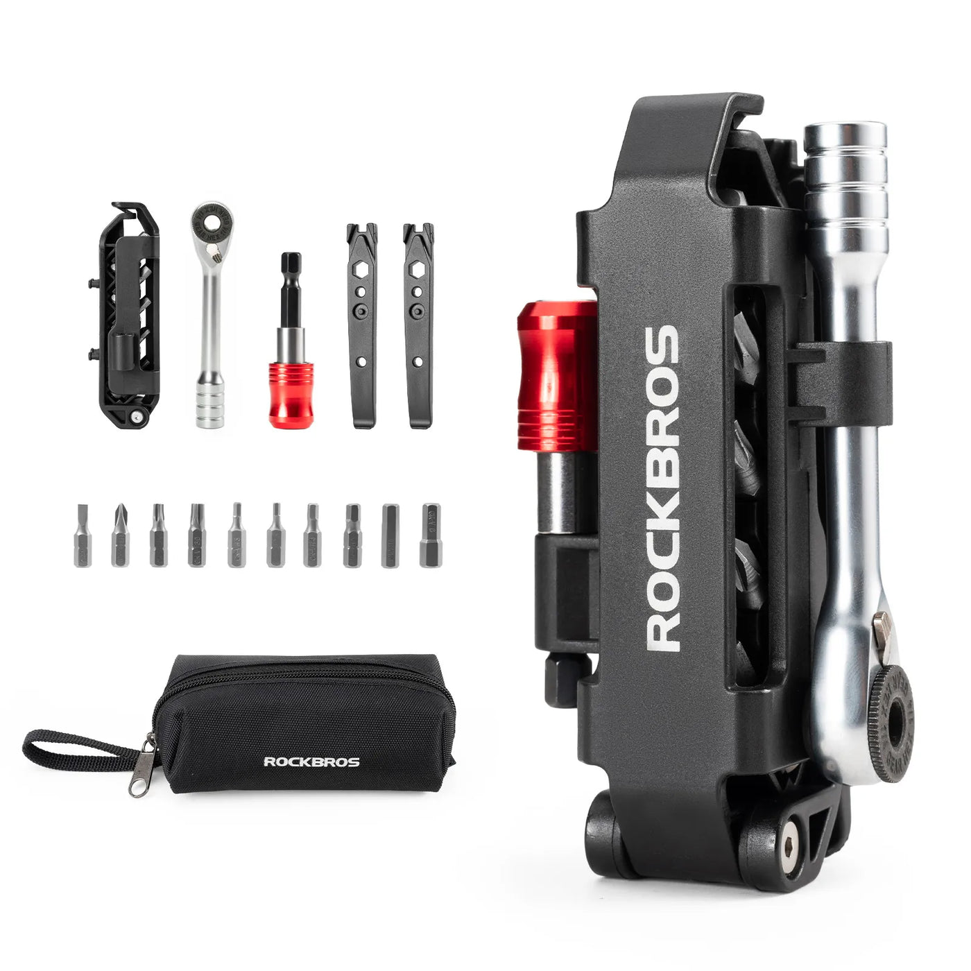 ROCKBROS foldable ratchet multi-tool for Surron and e-moto trail repairs