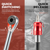 ROCKBROS foldable ratchet multi-tool — in use on an e-moto