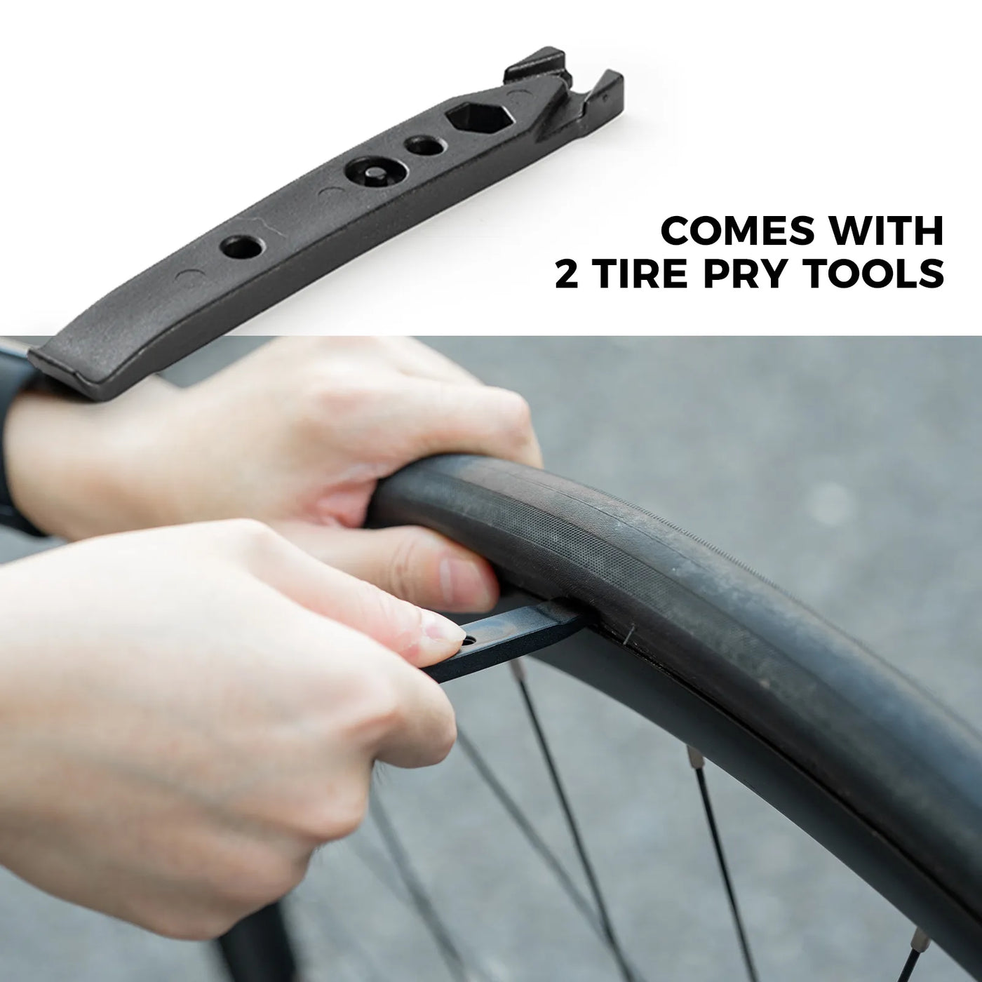 ROCKBROS foldable ratchet multi-tool — included accessories