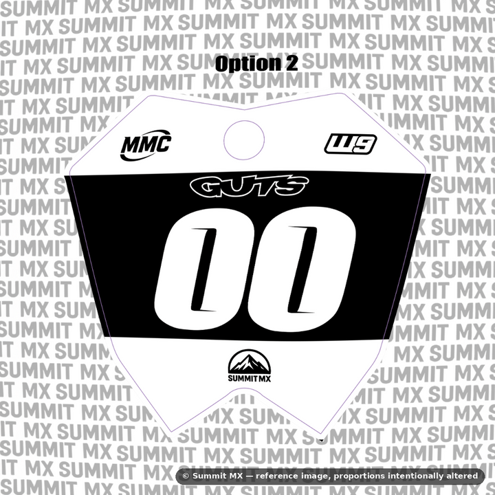 RTR Number Plate Decal