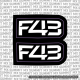 Sirris "F43" Fork Decal