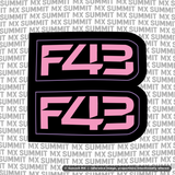 Sirris "F43" Fork Decal