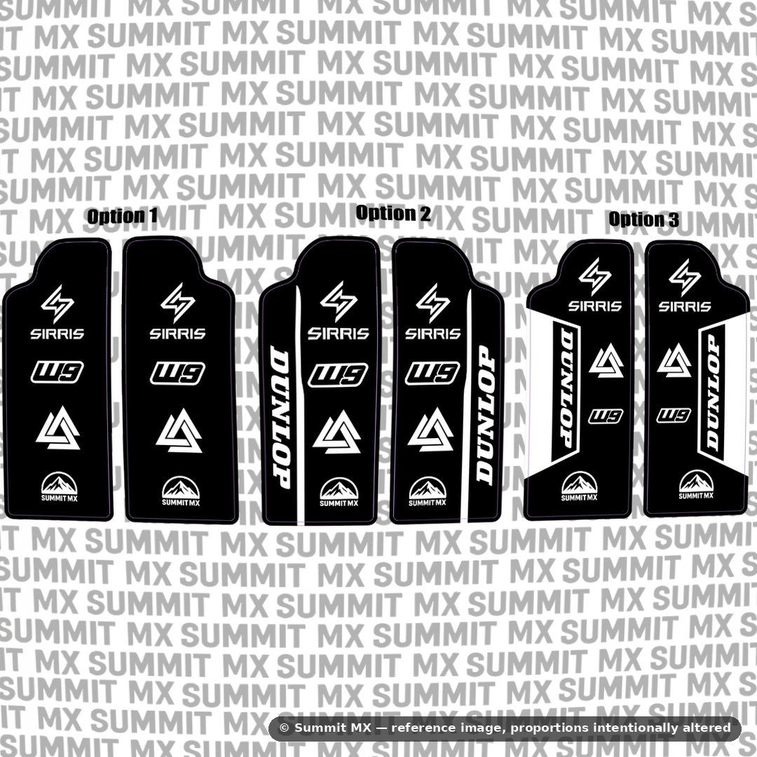 Sirris F43 Fork Guard Decal