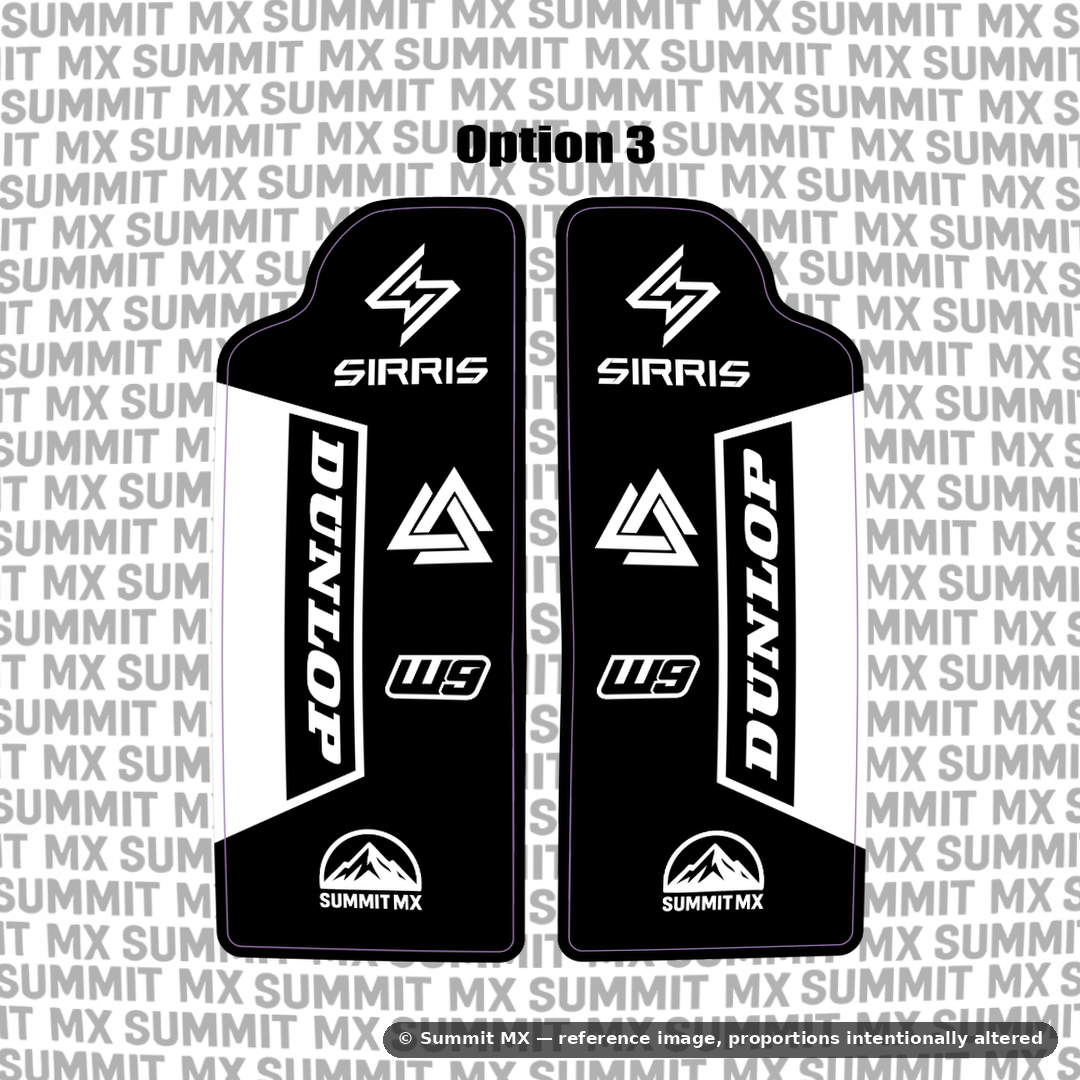 Sirris F43 Fork Guard Decal