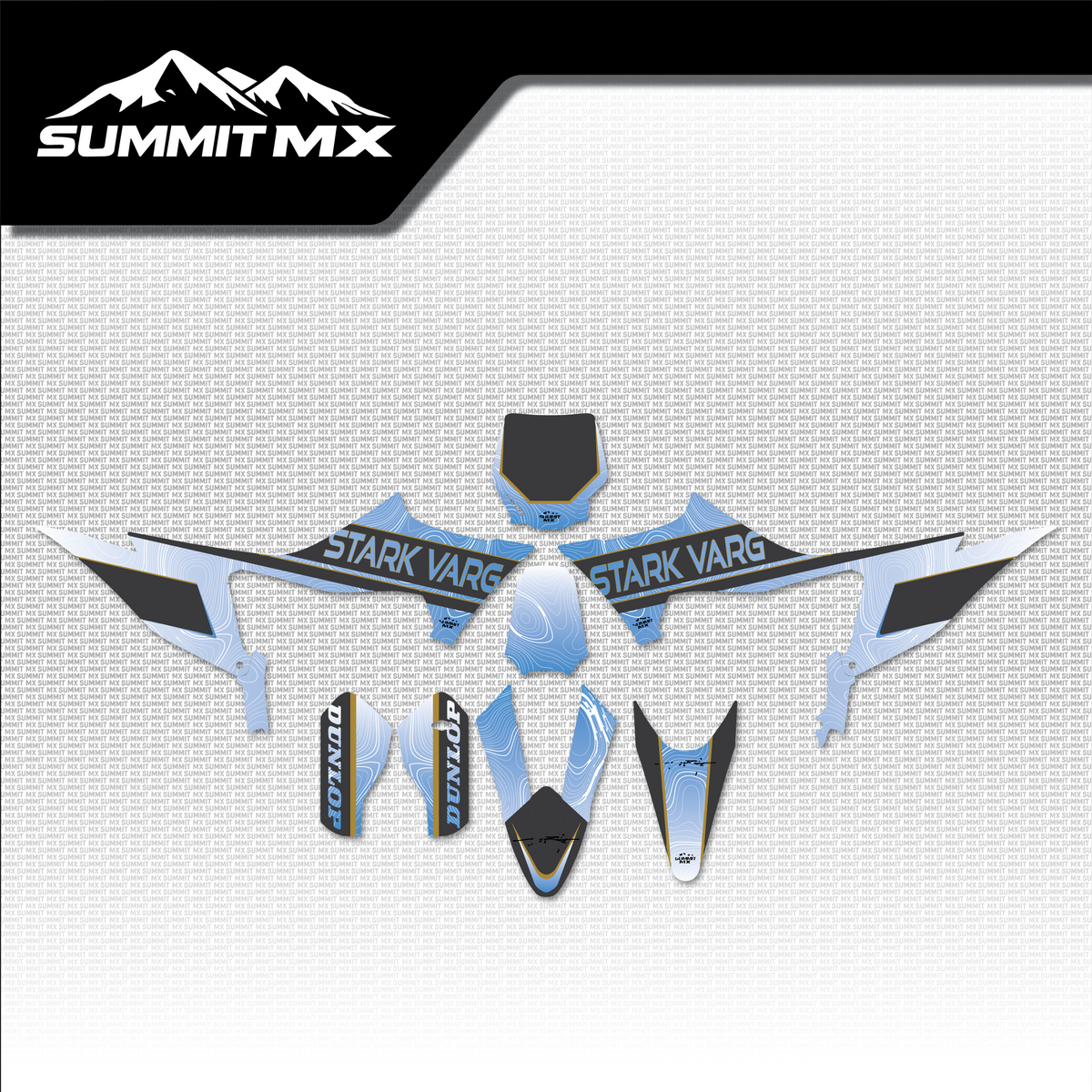 Stark Varg MX Graphics Kit - Topographical