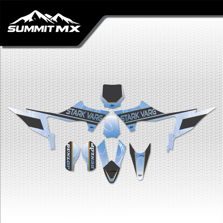 Stark Varg MX Graphics Kit - Topographical