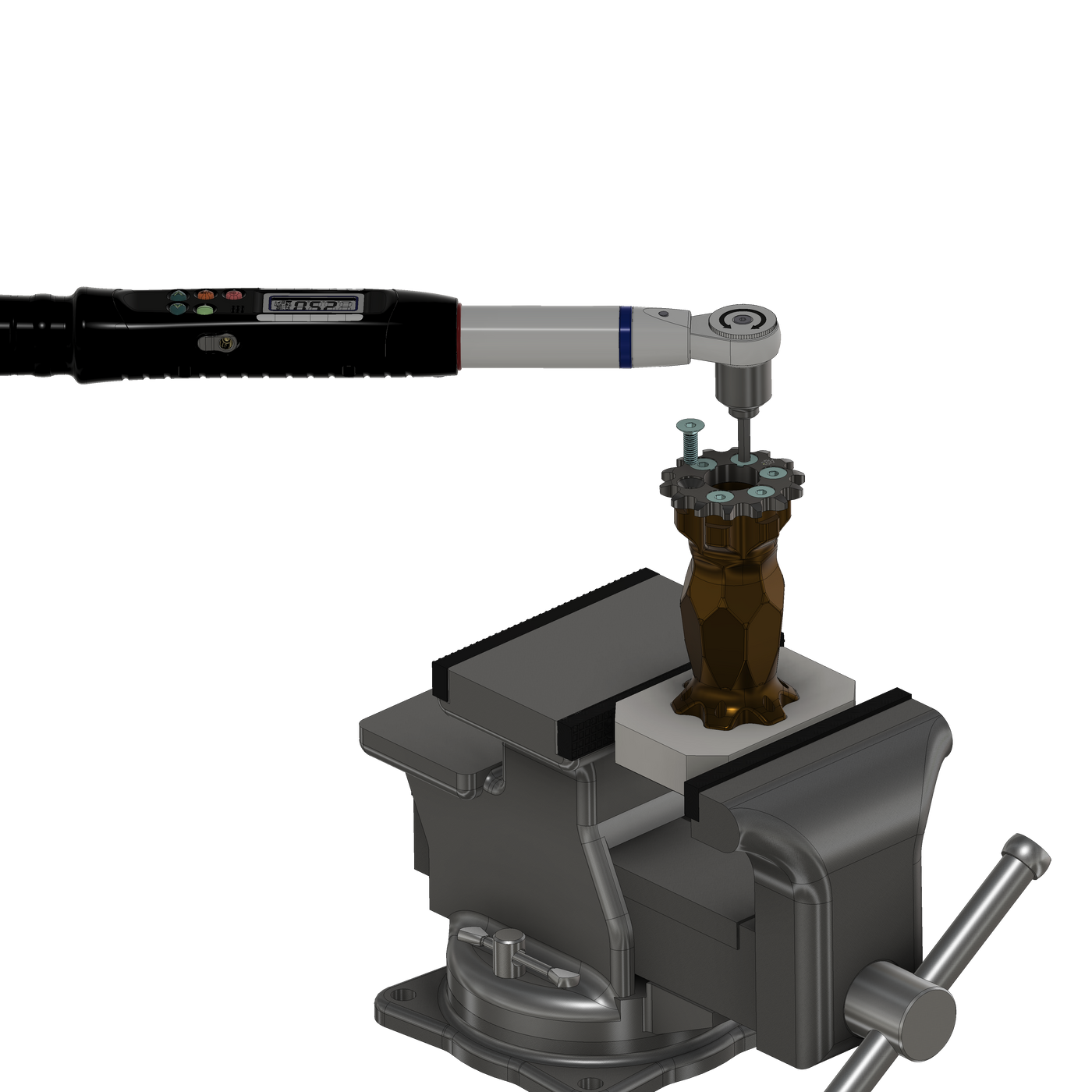 Jackshaft Install Tool for Surron LBX — install step 3 diagram