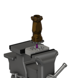 Jackshaft Install Tool for Surron LBX — install step 5 diagram