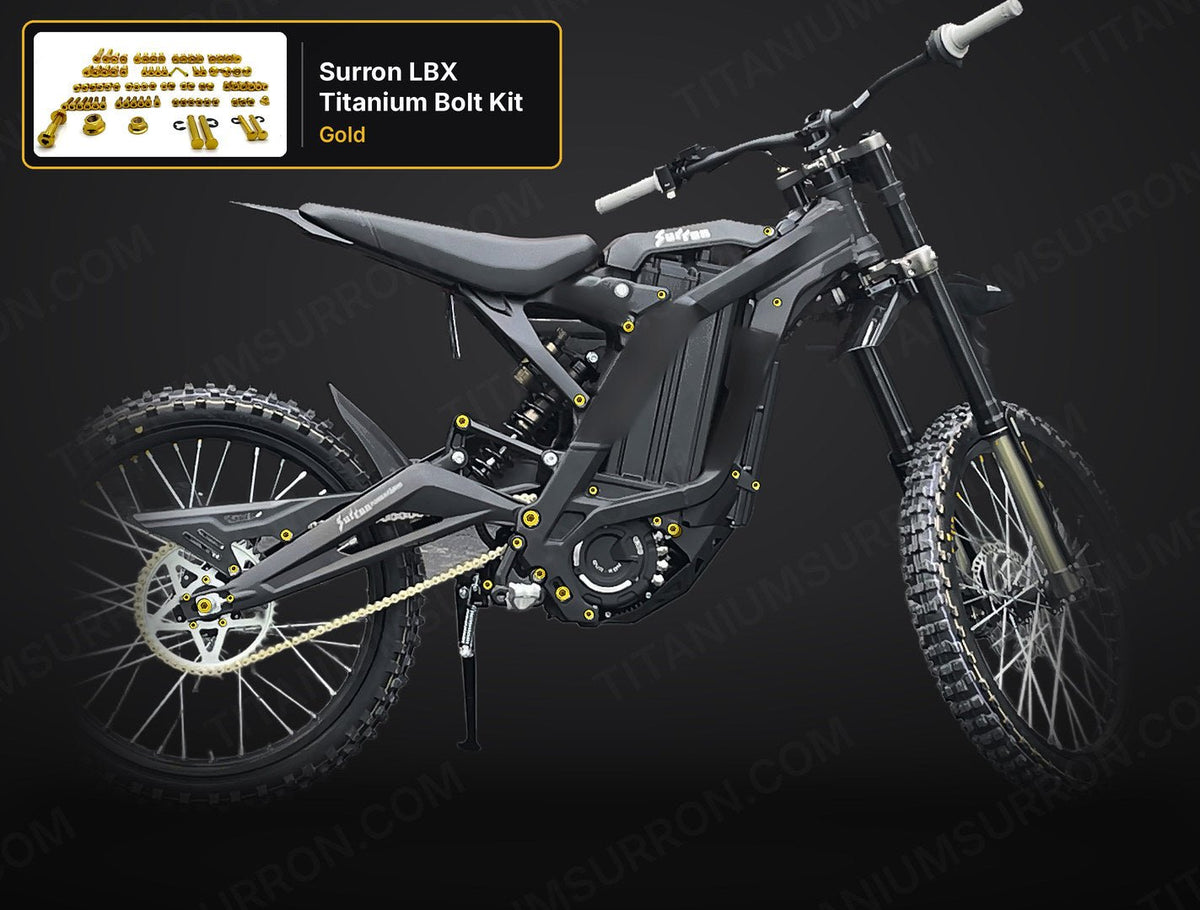Sur-Ron LBX Titanium Bolt Kit – Full Body Grade 5 (80+ pcs)